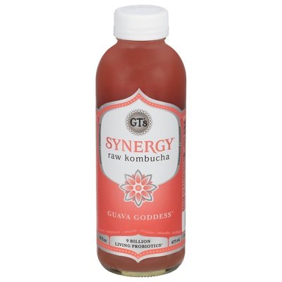 Gts Raw Kombucha Guava Goddess 12/16 OZ [UNFI #2273514] [ebt] D