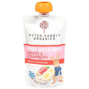 Peter Rabbit Organics Super Oats & Seeds Banana & Strawberry 10/4 OZ [UNFI #2306991] [ebt]