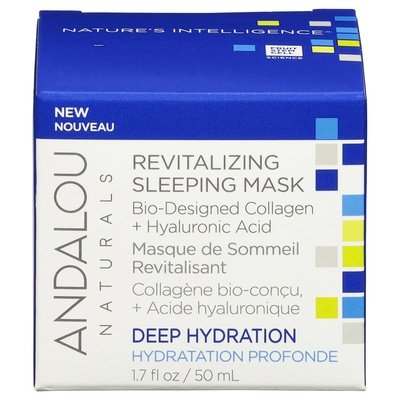 Andalou Naturals Sleeping Mask Revitalizing Deep Hydration 1/1.7 OZ [UNFI-CARLISLE #2790780]