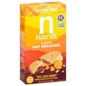 Nairns Oat Grahams Gluten Free Ginger 6/5.64 OZ [UNFI #2801074] [ebt]
