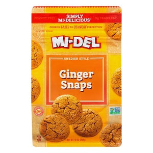 Mi-Del Ginger Snaps Swedish Style 8/10 OZ [UNFI #2006070] [ebt]