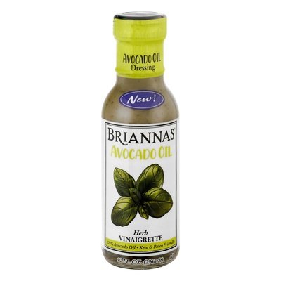 Briannas Avocado Oil Dressing Herb Vinaigrette 6/10 OZ [UNFI #2720787] [ebt]