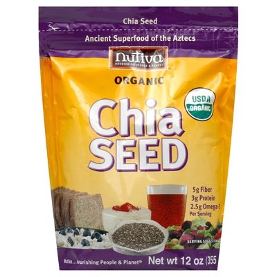 Nutiva Chia Seed 1/12 OZ [UNFI-CARLISLE #1159086] [ebt]