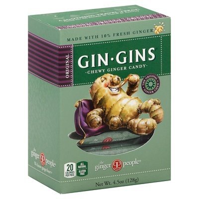 Ginger People Candy Chewy Ginger Gin Gins Original 12/4.5 OZ [UNFI #912360] [ebt]
