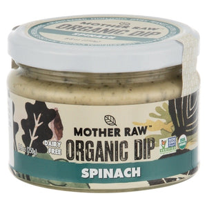 Mother Raw Dip Dairy Free Organic Spinach 6/8.8 OZ [UNFI #02798262] [ebt]