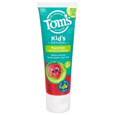 Toms Of Maine Toothpaste Natural Kids Silly Strawberry 6/5.1 OZ [UNFI-CARLISLE #2555456]