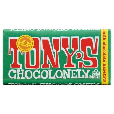 Tonys Chocolonely Milk Chocolate Hazelnut 32% Cocoa 15/6.35OZ [UNFI #2377703] [ebt]