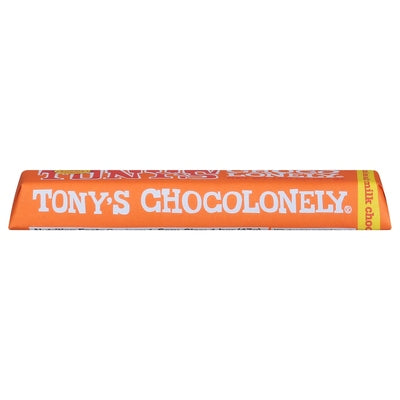 Tonys Chocolonely Milk Chocolate Caramel Sea Salt 20/1.66 OZ [UNFI #2998326] [ebt]