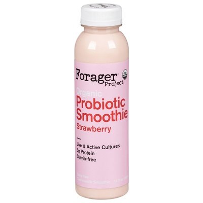 Forager Project Probiotic Smoothie Organic Strawberry 6/12 OZ [UNFI #2396703] [ebt]