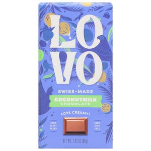 Lovo Chocolate Coconutmilk Swiss-Made 12/2.82 OZ [UNFI-CARLISLE #2956753] [ebt]