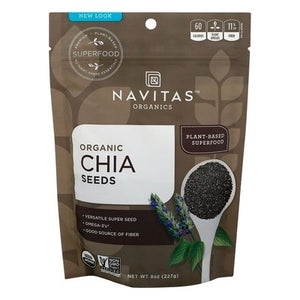 Navitas Organics Chia Seeds Organic 12/8 OZ [UNFI #1273663] [ebt]