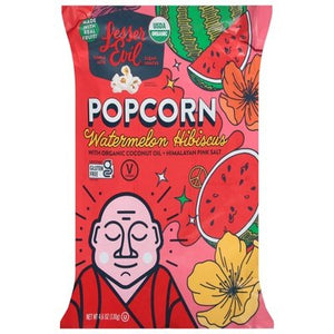 Lesser Evil Popcorn Watermelon Hibiscus 12/4.6 OZ [UNFI #2831428] [ebt]