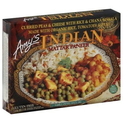 Amys Mattar Paneer Indian 12/10 OZ [UNFI #245969] [ebt]