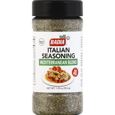 Badia Spices Italian Seasoning Mediterranean Blend 6/1.25 OZ [UNFI #02252799] [ebt]