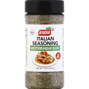 Badia Spices Italian Seasoning Mediterranean Blend 6/1.25 OZ [UNFI #02252799] [ebt]