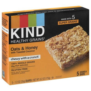 Kind Granola Bars Oats & Honey With Toasted Coconut 8/5/1.2 OZ [UNFI #1283225] [ebt]