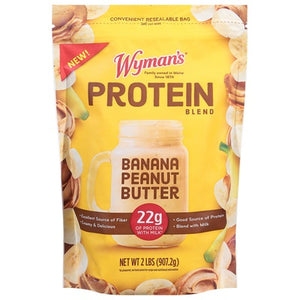 Wymans Of Maine Protein Blend Banana Peanut Butter 6/2 LB [UNFI #03098464] [ebt]
