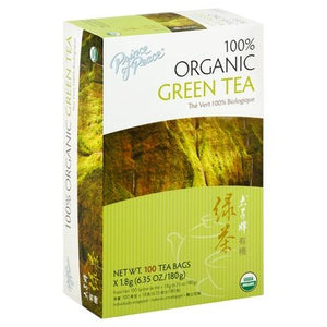 Prince Of Peace Green Tea 100% Organic Bags 1/100 BAG [UNFI-CARLISLE #2994895] [ebt]
