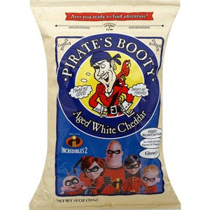 Pirates Booty Rice And Corn Puffs Baked Aged White Cheddar 6/10 OZ [UNFI #205112] [ebt]
