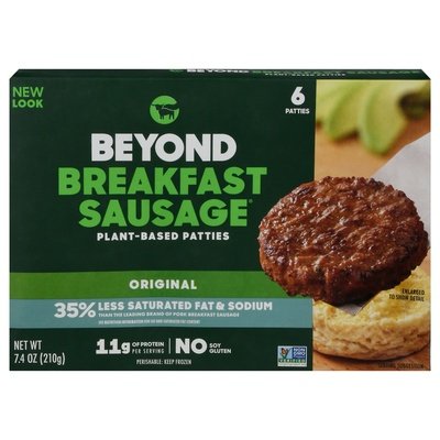 Beyond Meat Patties Plant-Based Original 12/7.4 OZ [UNFI #2565554] [ebt]