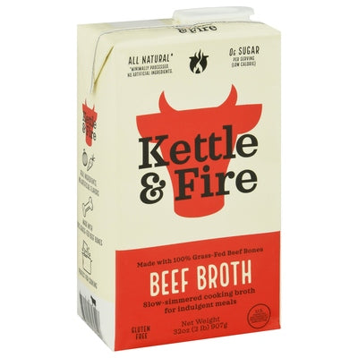 Kettle & Fire Broth Beef 8/32 OZ [UNFI #3100328] [ebt]