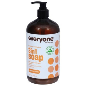 Everyone Soap 3 In 1 Cedar + Citrus 1/32 OZ [UNFI-CARLISLE #1175470]