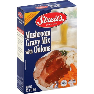 Streits Gravy Mix Mushroom With Onions 12/4.2 OZ [UNFI #259549] [ebt]
