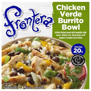 Frontera Burrito Bowl Chicken Verde 8/10 OZ [UNFI #2849107] [ebt]
