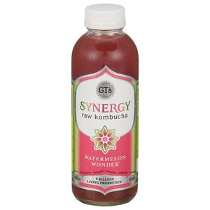 Gts Kombucha Raw Watermelon Wonder 12/16 OZ [UNFI #2226454] [ebt] D