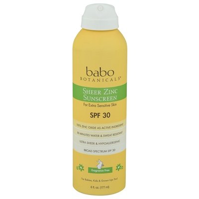 Babo Botanicals Sunscreen Sheer Zinc Broad Spectrum Spf 30 1/6 OZ [UNFI-CARLISLE #1798123]