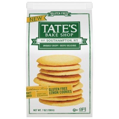 Tates Bake Shop Cookies Gluten Free Lemon 6/7 OZ [UNFI #2917912] [ebt]