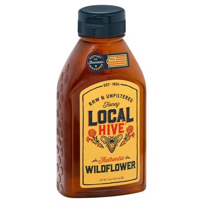 Local Hive Honey Raw & Unfiltered Wildflower 6/16 OZ [UNFI #2257111] [ebt]