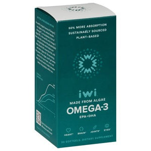 Iwi Omega-3 Softgels 1/30 SGEL [UNFI-CARLISLE #2577062]