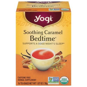 Yogi Herbal Tea Bedtime Soothing Caramel Tea Bags 6/16 Bag [UNFI #0744458] [ebt]