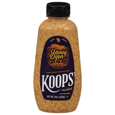 Koops Mustard Honey Dijon 12/12 OZ [UNFI #03038445] [ebt]