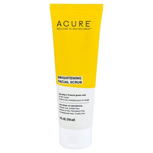 Acure Facial Scrub Brightening 1/4 FL [UNFI-CARLISLE #1848605]