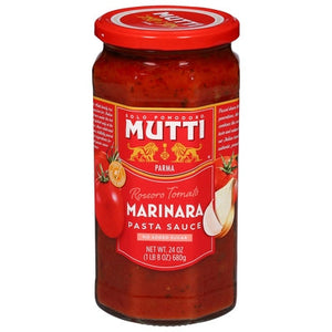 Mutti Pasta Sauce No Added Sugar Marinara 6/24 OZ [UNFI #2821874] [ebt]