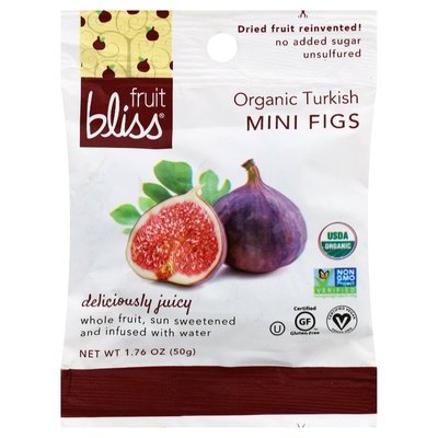 Fruit Bliss Figs Organic Turkish Mini 12/1.76 OZ [UNFI-CARLISLE #1569227] [ebt]