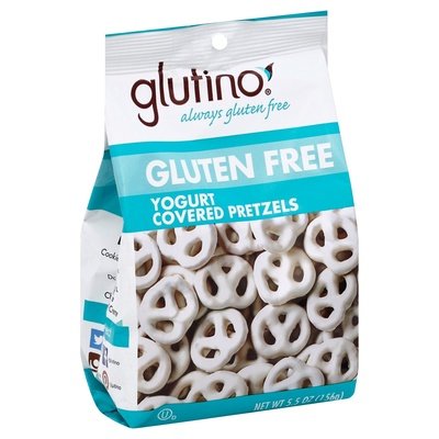 Glutino Yogurt Covered Pretzels Gluten Free 12/5.5 OZ [UNFI #502898] [ebt]