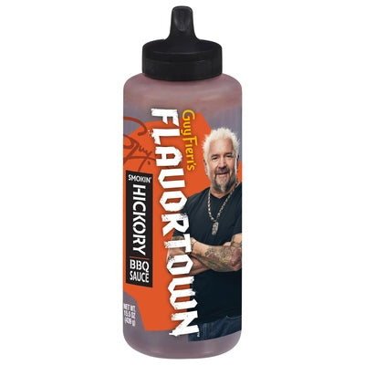 Guy Fieri BBQ Sauce Smokin' Hickory 6/15.5 OZ [UNFI #03073129] [ebt]