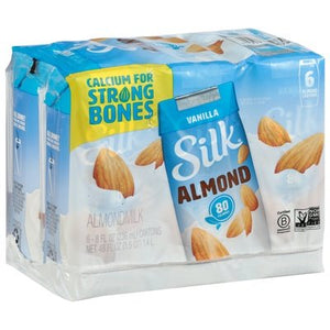 Silk Almondmilk Vanilla 3/6/8 OZ [UNFI #1648427] [ebt]
