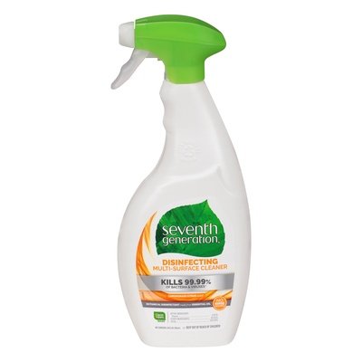 Seventh Generation Multi-Surface Cleaner Disinfecting Lemongrass Citrus Scent 8/26 OZ [UNFI #214213]