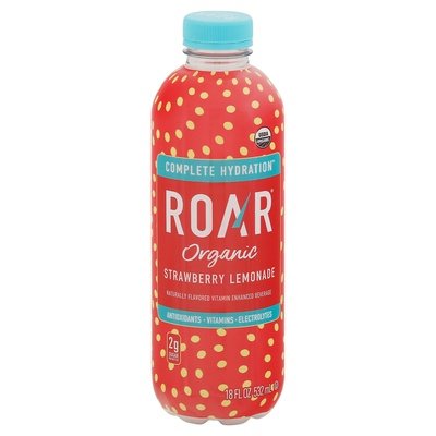 Roar Strawberry Lemonade Organic 12/18 OZ [UNFI #2912798] [ebt]