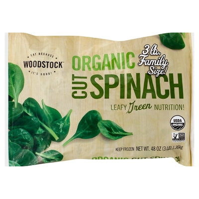 Woodstock Spinach Cut Family Size 6/3 LB [UNFI #814228] [ebt]