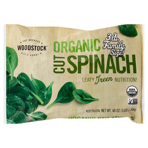 Woodstock Spinach Cut Family Size 6/3 LB [UNFI #814228] [ebt]