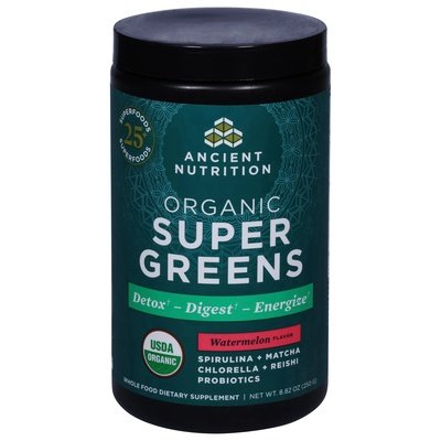 Ancient Nutrition Super Greens Organic Watermelon 1/8.82 OZ [UNFI-CARLISLE #2936904]