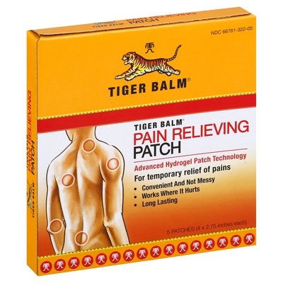 Tiger Balm Pain Relieving Patch 6/5 CT [UNFI-CARLISLE #917880]