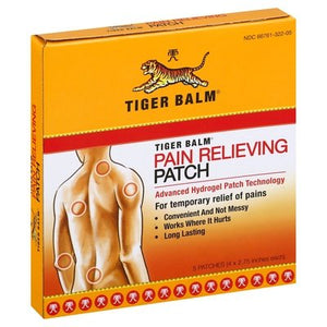 Tiger Balm Pain Relieving Patch 6/5 CT [UNFI-CARLISLE #917880]