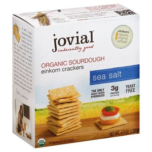 Jovial Crackers Einkorn Organic Sourdough Sea Salt 10/4.5 OZ [UNFI #1705482] [ebt]