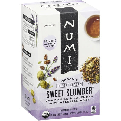 Numi Herbal Teasan Organic Sweet Slumber Tea Bags 6/16 Bag [UNFI #2527307] [ebt]